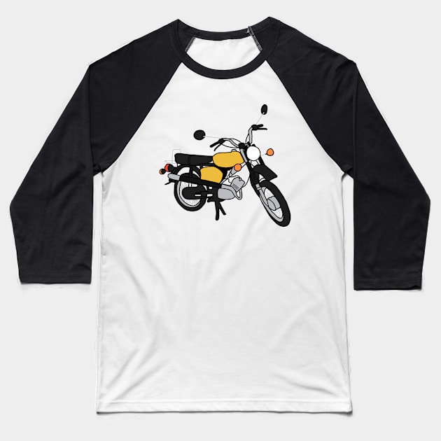 simson Baseball T-Shirt by Ntdesignart